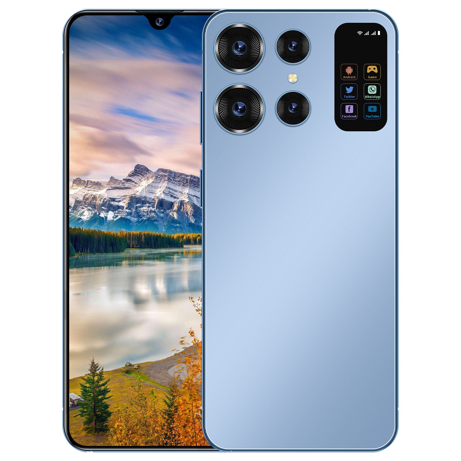 Android Phone S24New Smartphone7.3Inch Large Screen2+16G Android Smart Phone Wholesale