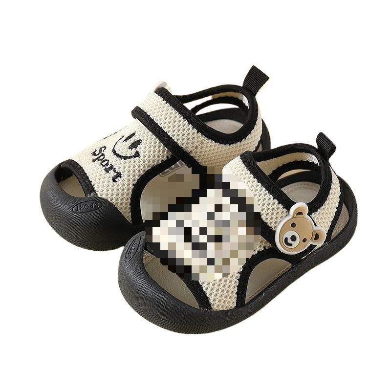 Toddler Shoes Boys Baby Sandals Summer Baby Shoes Soft Bottom0-3Spring and Autumn Girls' Shoes Breathable Anti-Fall Shoes