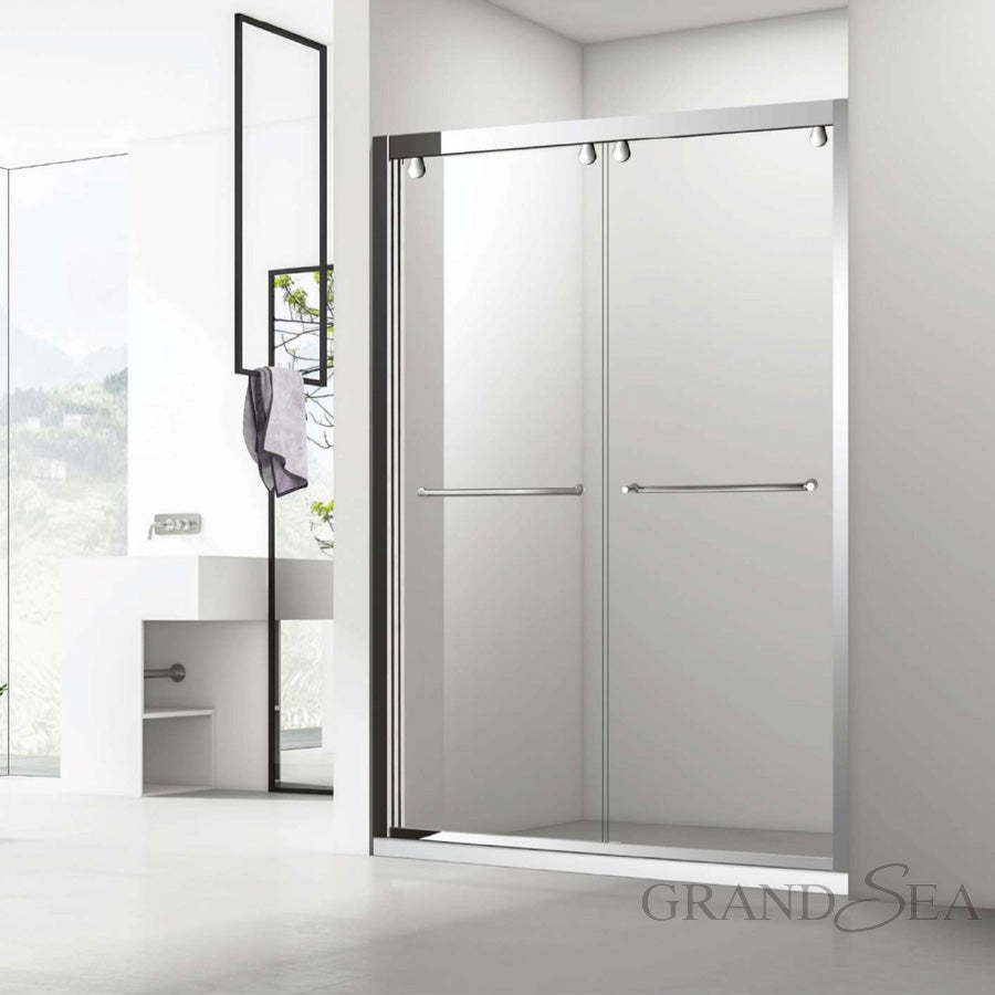 Factory Direct Sale Simple Style Design Tempered Glass Hotel Shower Glass Doors for Bath