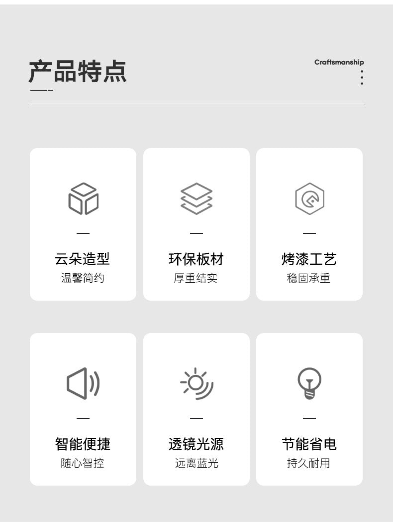 Ultra-thin Nordic Ceiling Light Modern Simple Bedroom Cloud led Lighting Living Room Internet Celebrity Side Emitting Creative Lamp