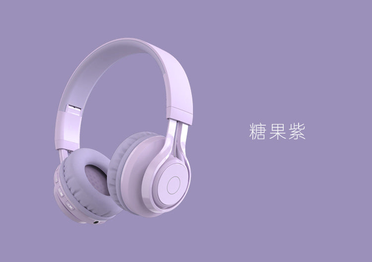 Hot-selling Over-ear Headphones Bluetooth Long Battery Life Children's Student Bluetooth Headphones Wireless High-Quality Sound Headset
