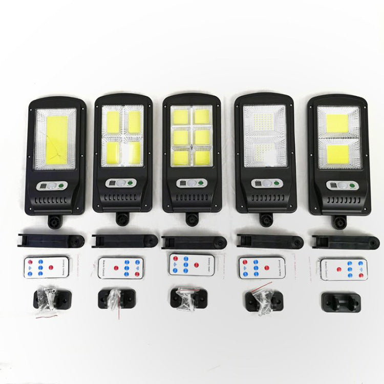 Specially designed for outdoor use120COB Solar Human Body Sensing Street Light Outdoor Waterproof Wall Light LED Garden lamp