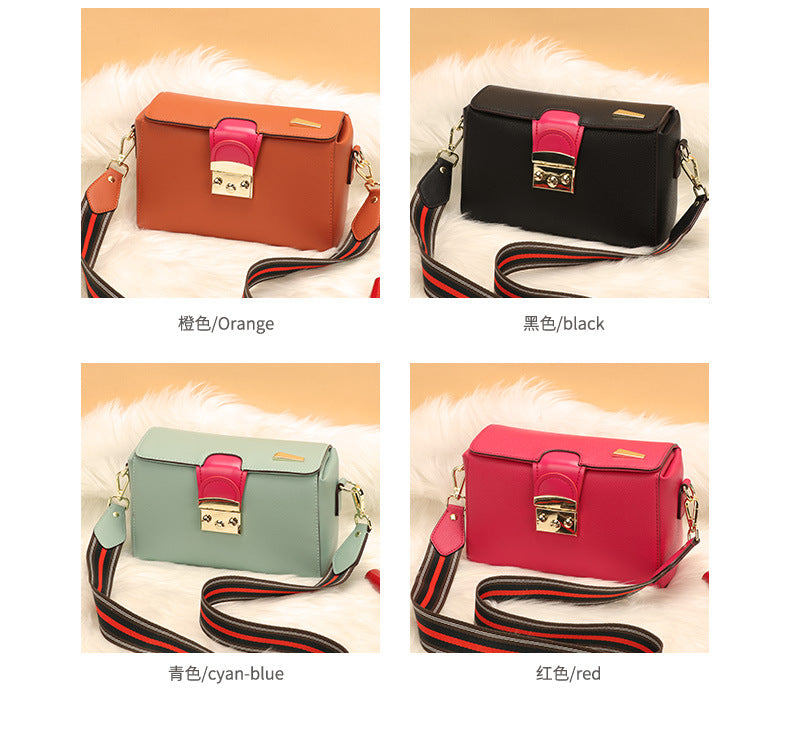 2024New Spring Festival Trendy Fashion Personality Small Square Bag Retro Simple Casual Crossbody Bag Mini Shoulder Bag