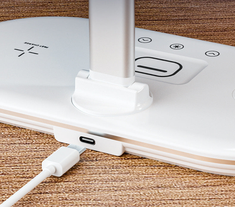 Private Model  Exclusive Eye Protection Desk Lamp10W15W Smart Wireless Charging Learning Special Lamp Gift Wholesale Factory