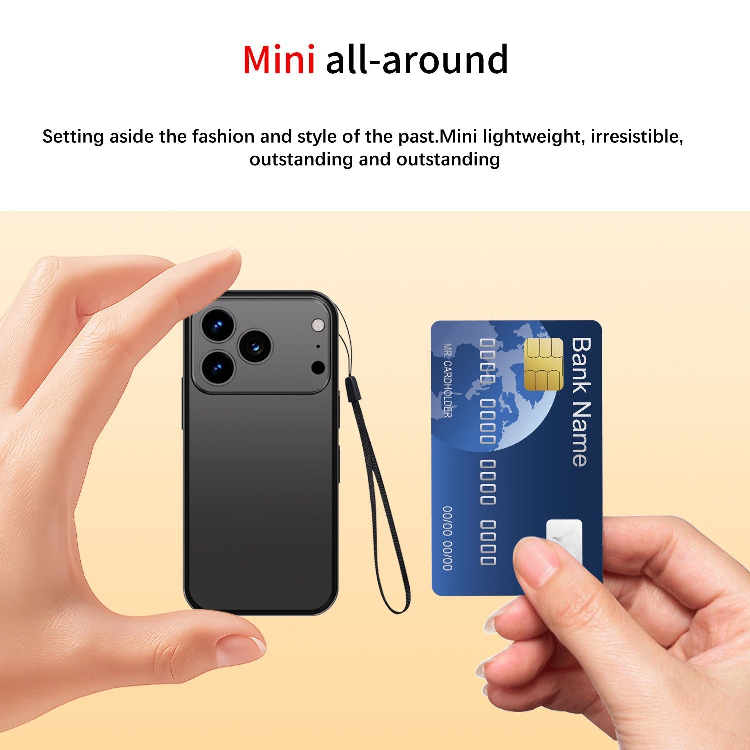 Export Mini 17promax New Mini Phone Android Smart Google Store4.0Inch3G