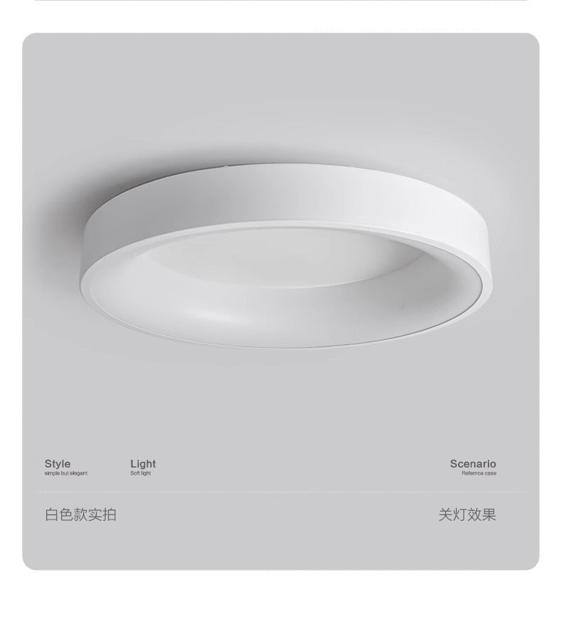 Master Bedroom Light Eye Protection Round Master Bedroom Light LED Ceiling Lamp Artistic Minimalist Full Spectrum Zhongshan Lighting Internet Celebrity Model