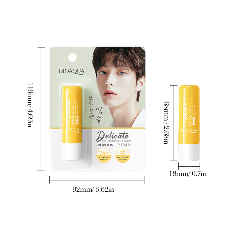 Propolis Softening Lip Balm BIOAOUA Anti-chapped Moisturizing Lip Balm Cross-Border Wholesale