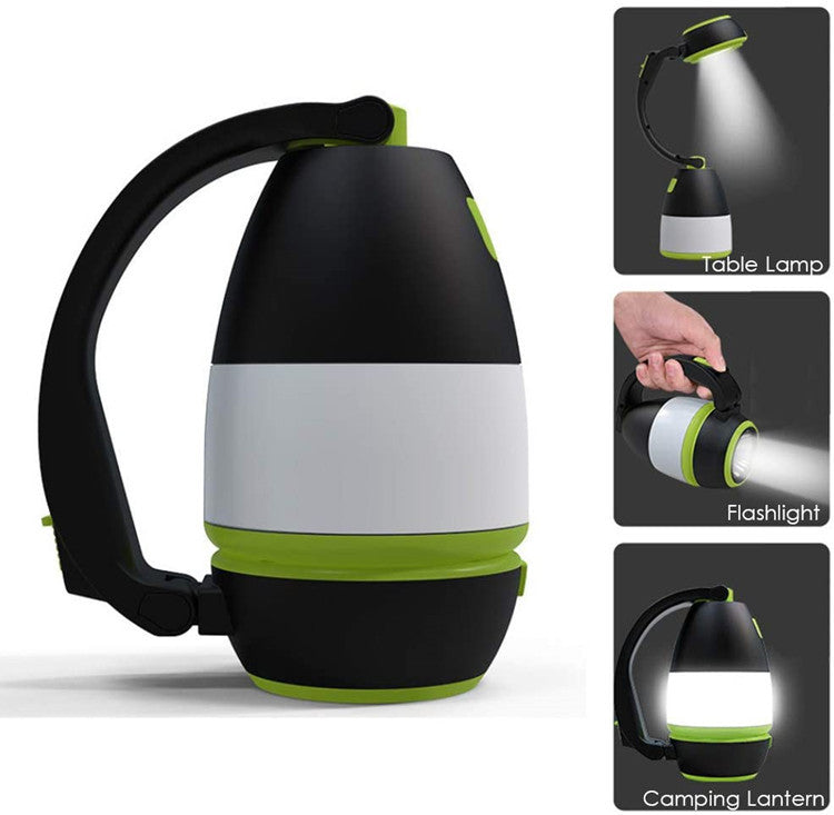 LED Camping Lamp Table Lamp3Combination1Flashlight USB Rechargeable Waterproof Camping Light Outdoor Tent Light Home Emergency Light