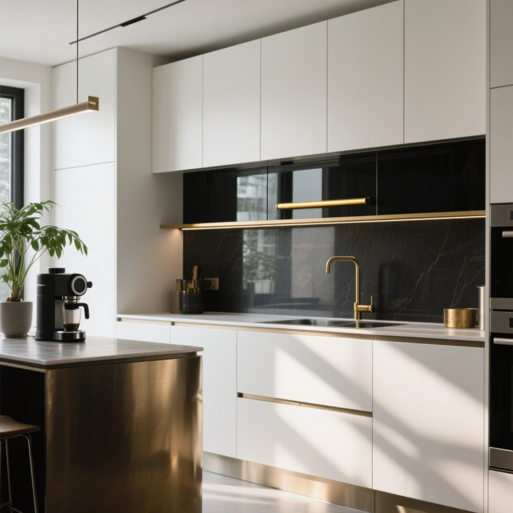 Frameless Aluminum Alloy Cabinet Door No Drilling Whole House Self-Installation Cabinet Door Stove Kitchen Door Panel Source Manufacturer