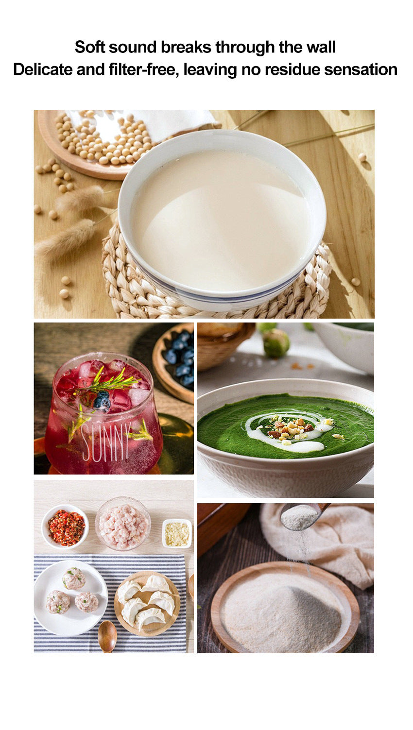 household multifunctional high speed blender grinder