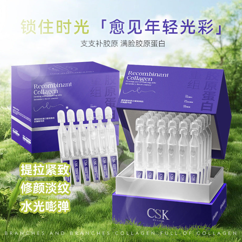 Anti-Wrinkle Restructured Collagen Single-Use Serum Firming Hydrating Moisturizing High-End Single-Use Skin Renewal