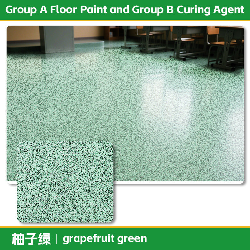 Epoxy Natural Color Sand Floor Paint Imitation Marble Self-Leveling Seamless Terrazzo Cement Tile Flooring