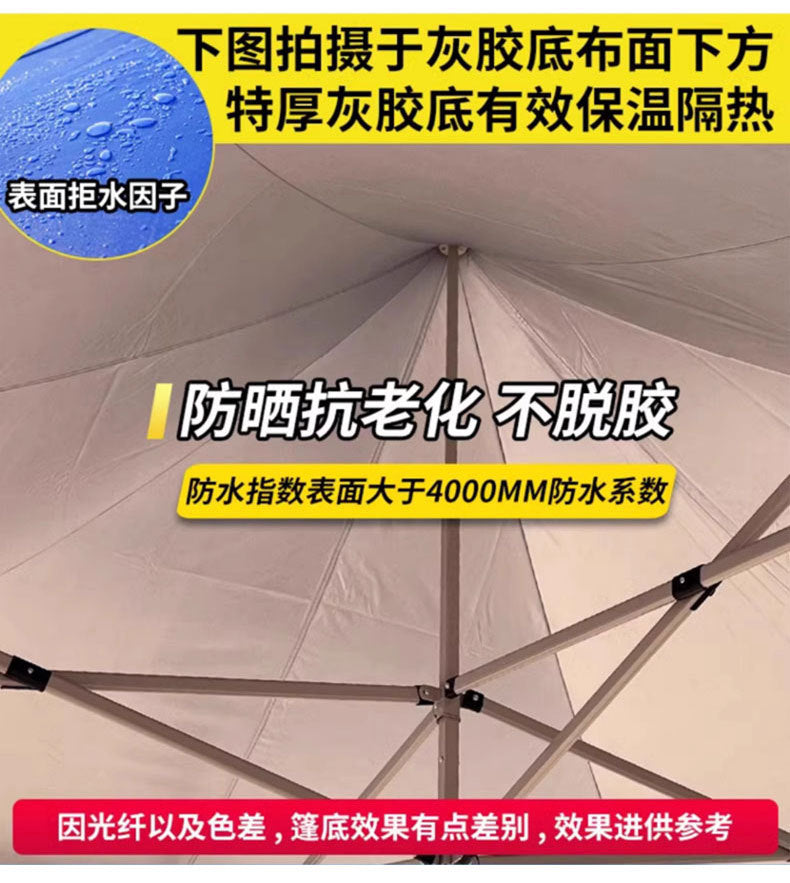 Four-corner Exhibition Tent Umbrella Outdoor Rainproof Advertising Tent with Printing logo Event Exhibition Folding Telescopic Sunshade