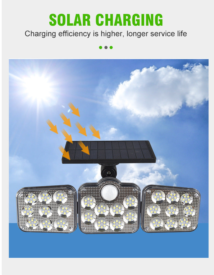 Specialized Outdoor Solar Wall Light LED Split Light Garden Light Garden Light Human Body Sensor Light Street Light