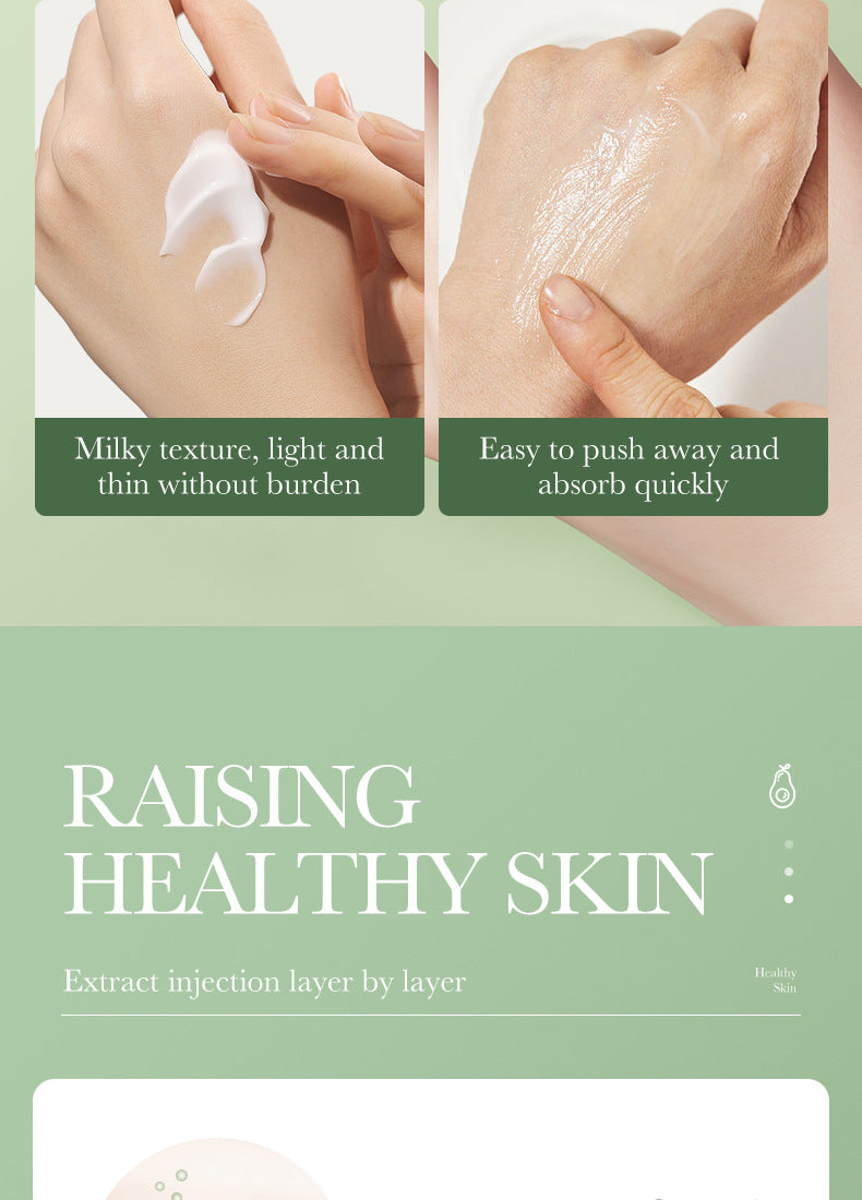 Avocado Face Cream SADOER Silky Hydrating Refreshing Non-Sticky Moisturizing Cream Cross-Border Wholesale