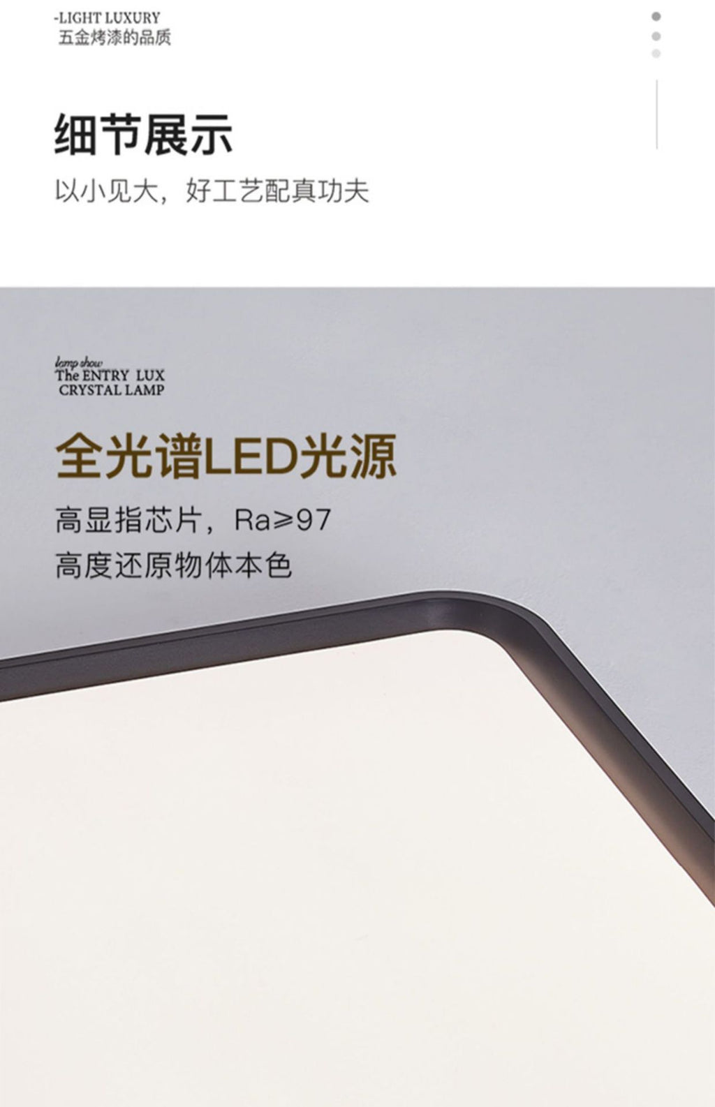 Full Spectrum Eye Protection Highlight led Ceiling Lamp Living Room Lamp Simple Modern Elegant Lighting Fixture Room Study Bedroom Lamp