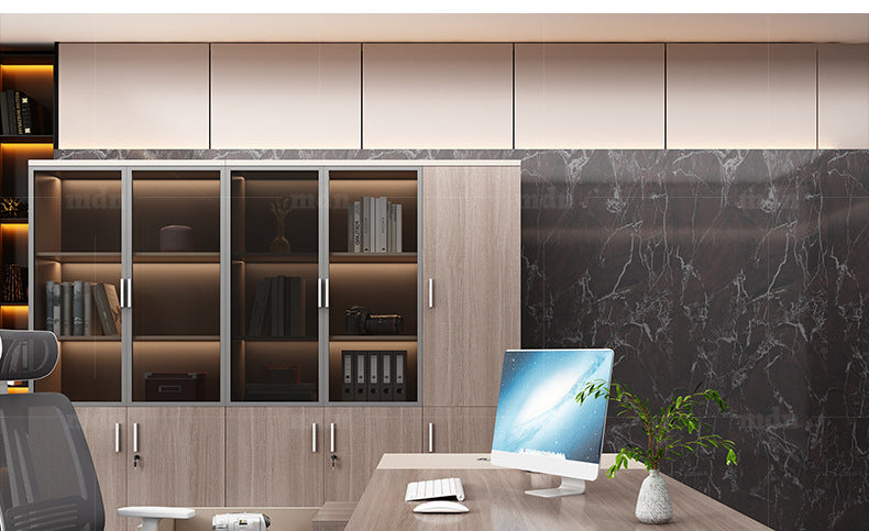 Office Desk Boss Desk and Chair Set Manager Supervisor Light Luxury High-End Office Desk and Chair Set Executive Office Desk