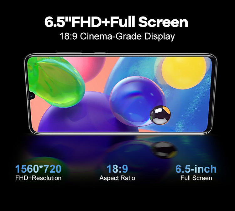 Popular A70S Mobile Phone6.3Inch Large Screen2+16Smartphone Domestic and International Factory Wholesale