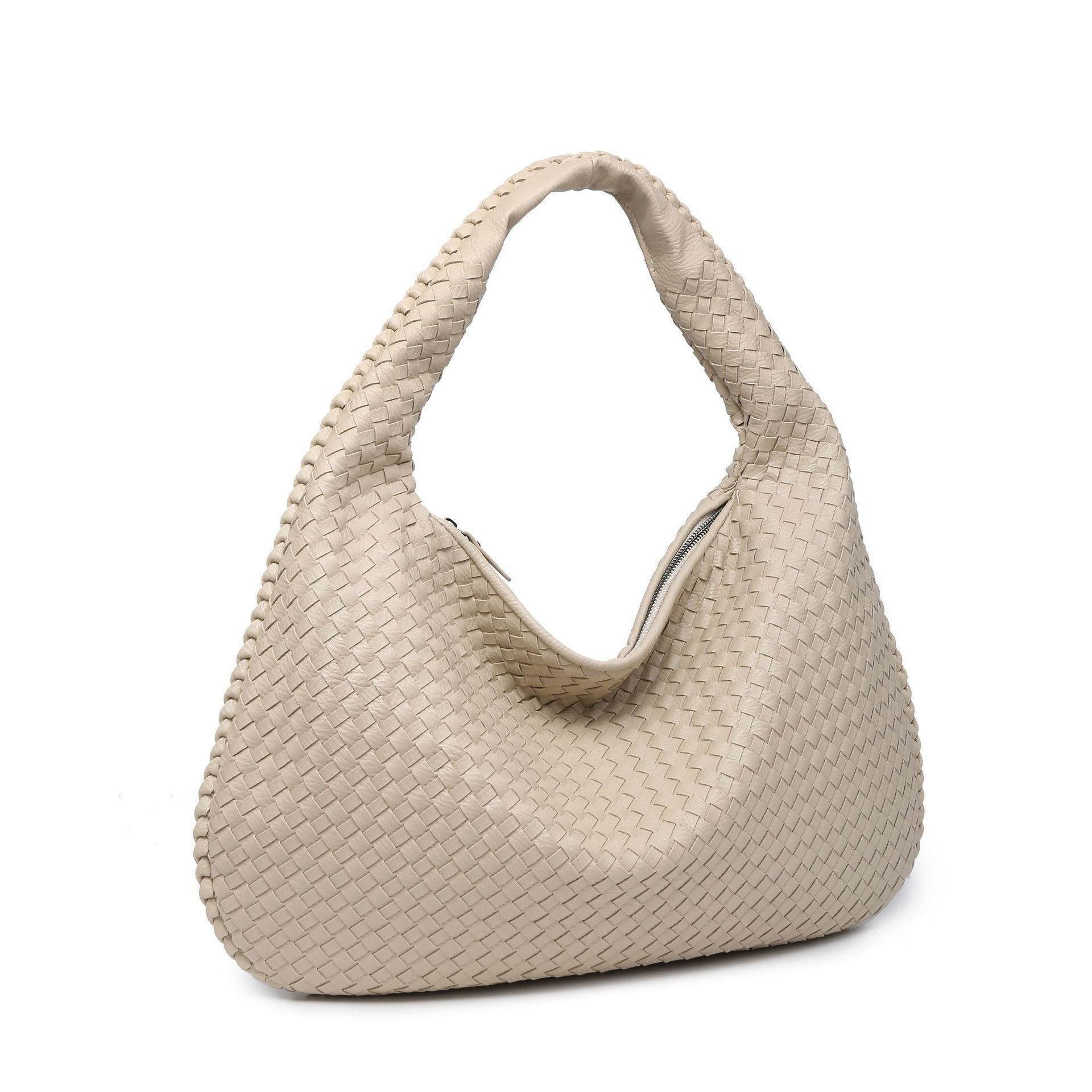 AliExpress Handmade Woven Women's Bag Large Capacity Handbag Korean Style Commuting Casual Manufacturer Wholesale