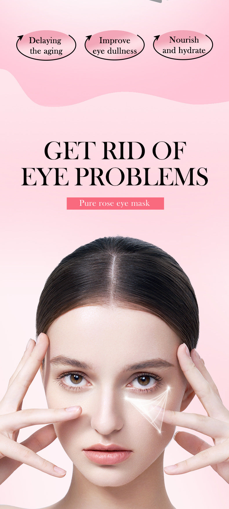 Eye Mask7.9g FAYANKOU24K Golden Aloe Vera Hydrating Nourishing Eye Mask Cross-Border Wholesale