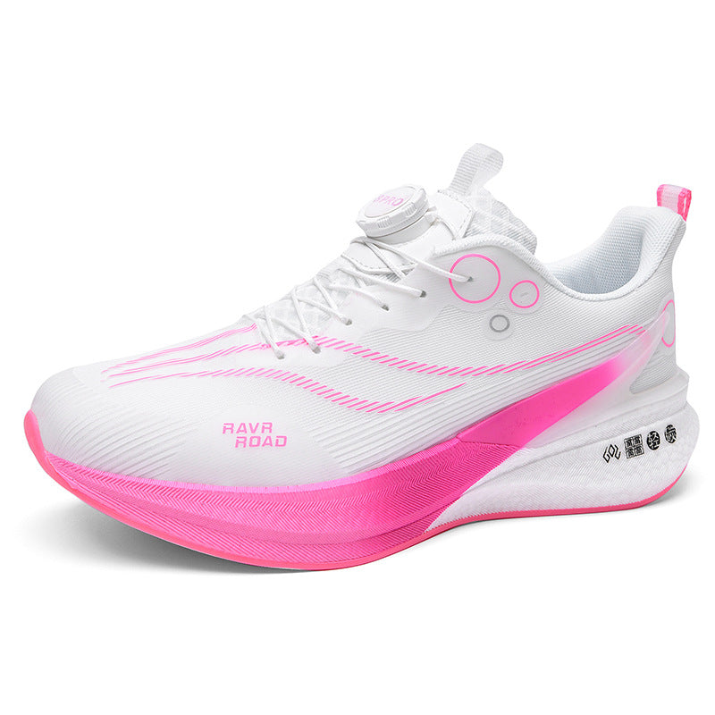 Red Rabbit8PRO Full-length Carbon Plate Men's and Women's Youth Racing Breathable Mesh Running Shoes Rotating Buckle Shock-absorbing Sports Shoes