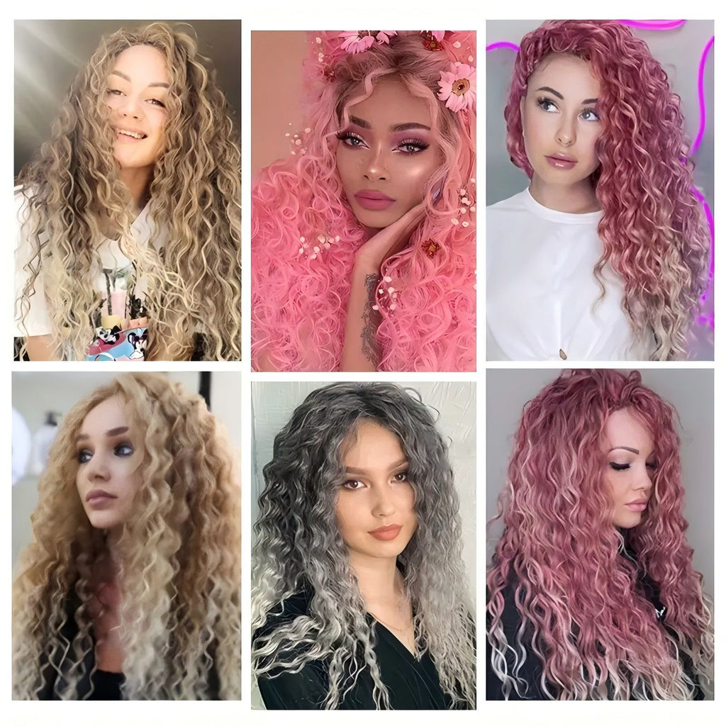 European and American Style Wig Hawaiian Curl Crochet Hair Hawaii Ocean Wave Braiding Hair20in90g