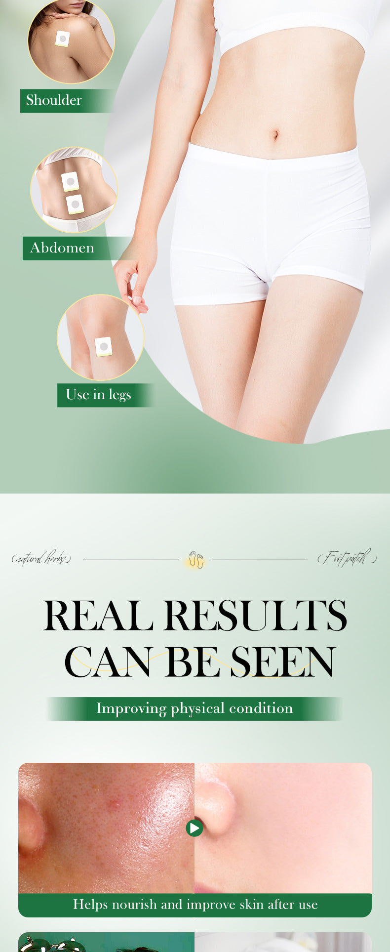 Cross-border Herbal Foot Acupoint Patch Help Sleep Body Soothing Acupoint Patch Export Manufacturer Wholesale