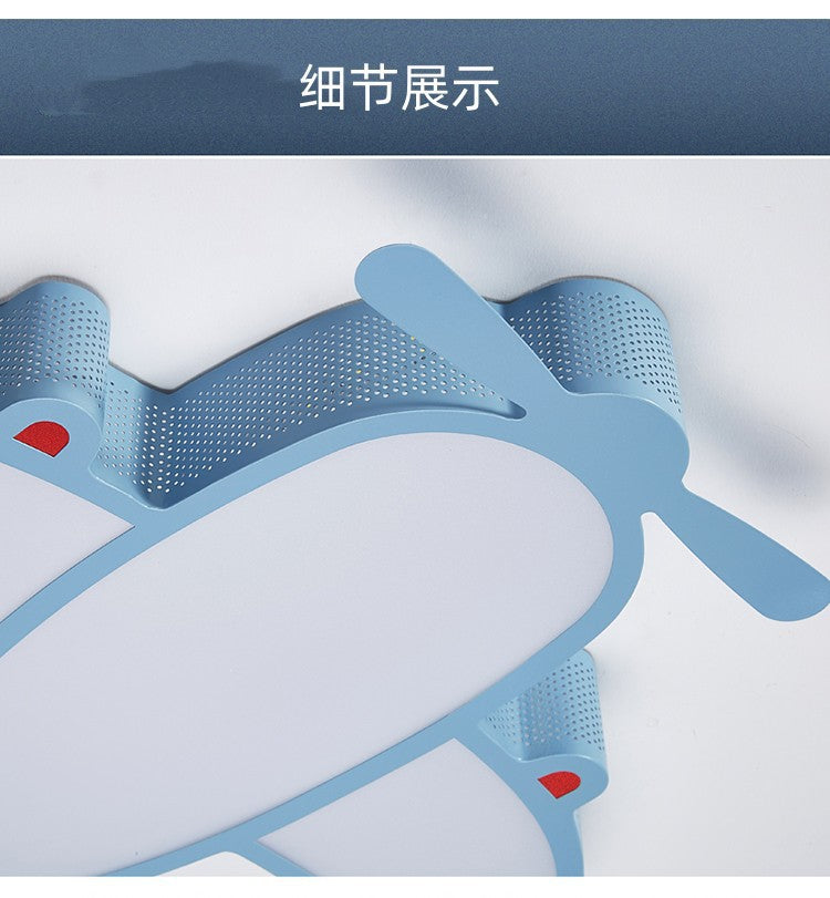 Children's Room Lamp Modern Simple Nordic Creative Boys and Girls Bedroom Airplane led Ceiling Light Non-Glaring Study Lamp