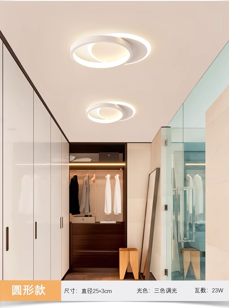 Creative aisle light corridor light, simple and modern led Ceiling Light Square Cloakroom Surface Mounted Recessed Entryway Stair Light