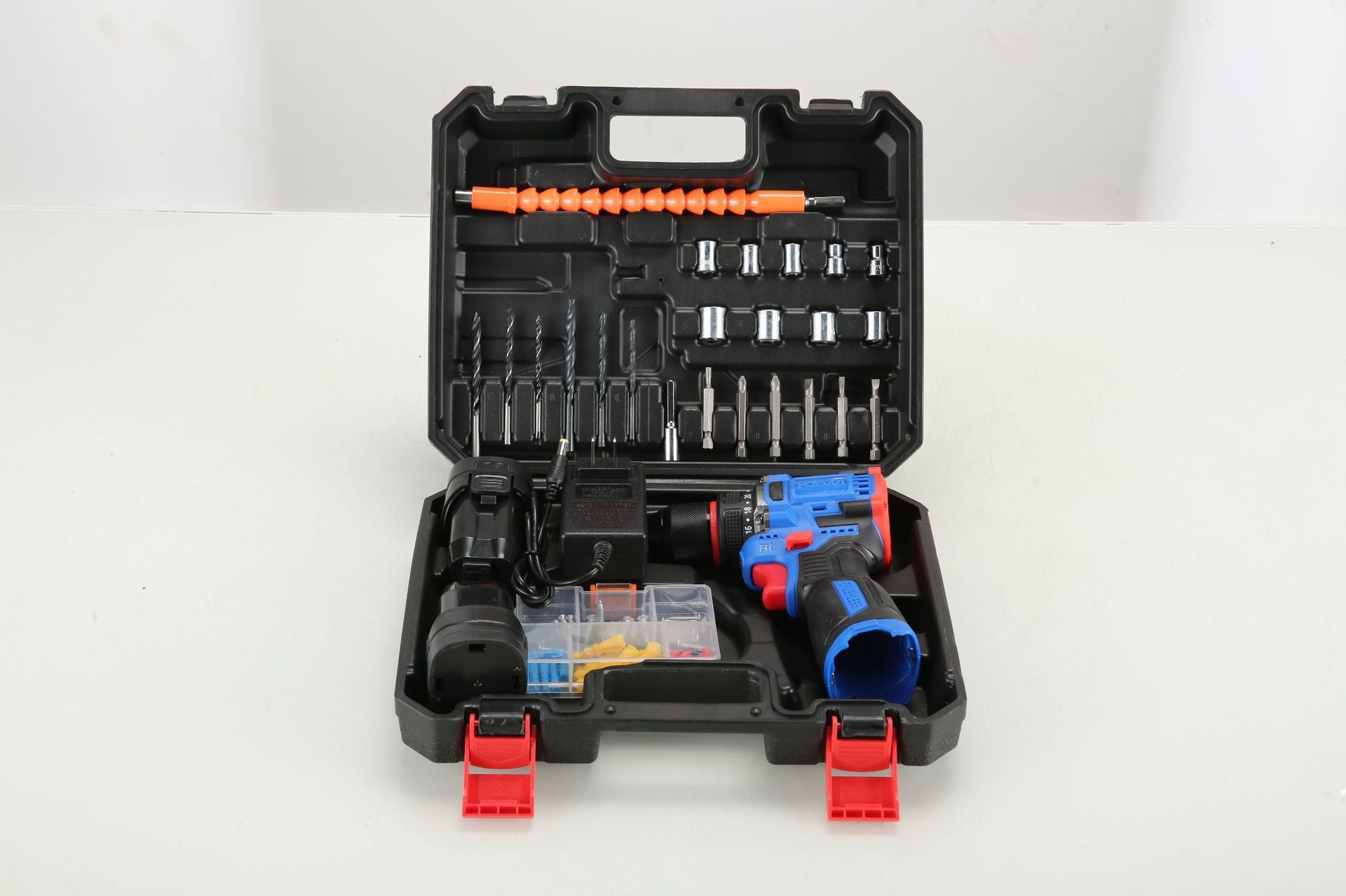 Wholesale Amazon New Rechargeable Household Electric Screwdriver Drill Lithium Battery Multi-Function Set Hand Drill