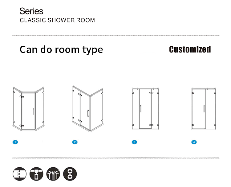 Luxury Style Folding Accordion Tub and Shower Doors From Foshan Factory