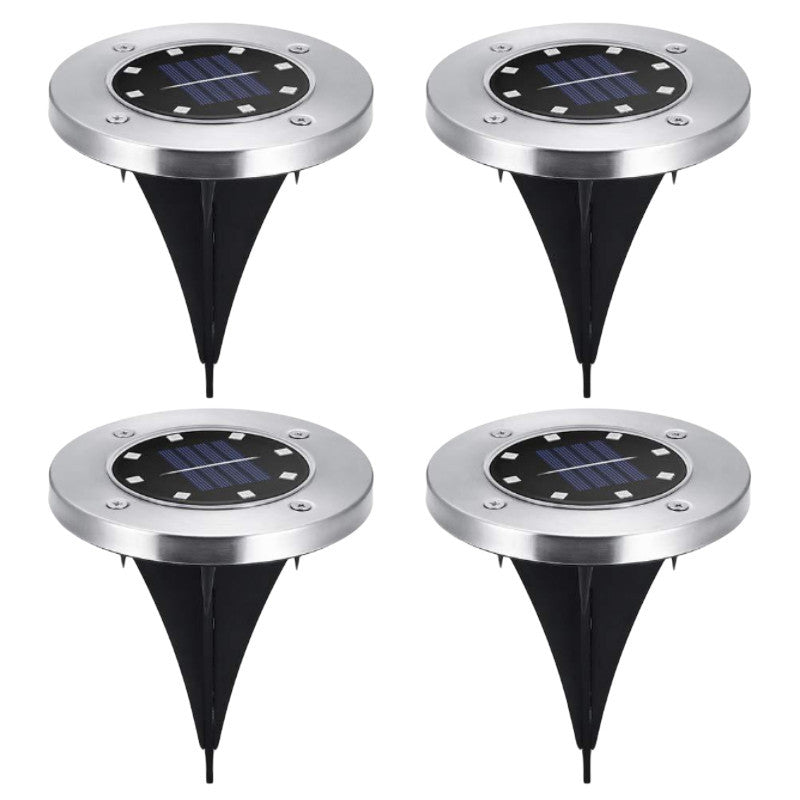 Outdoor Waterproof Solar8LED Underground Light Stainless Steel Lawn Light Garden Light Garden Villa Landscape Light