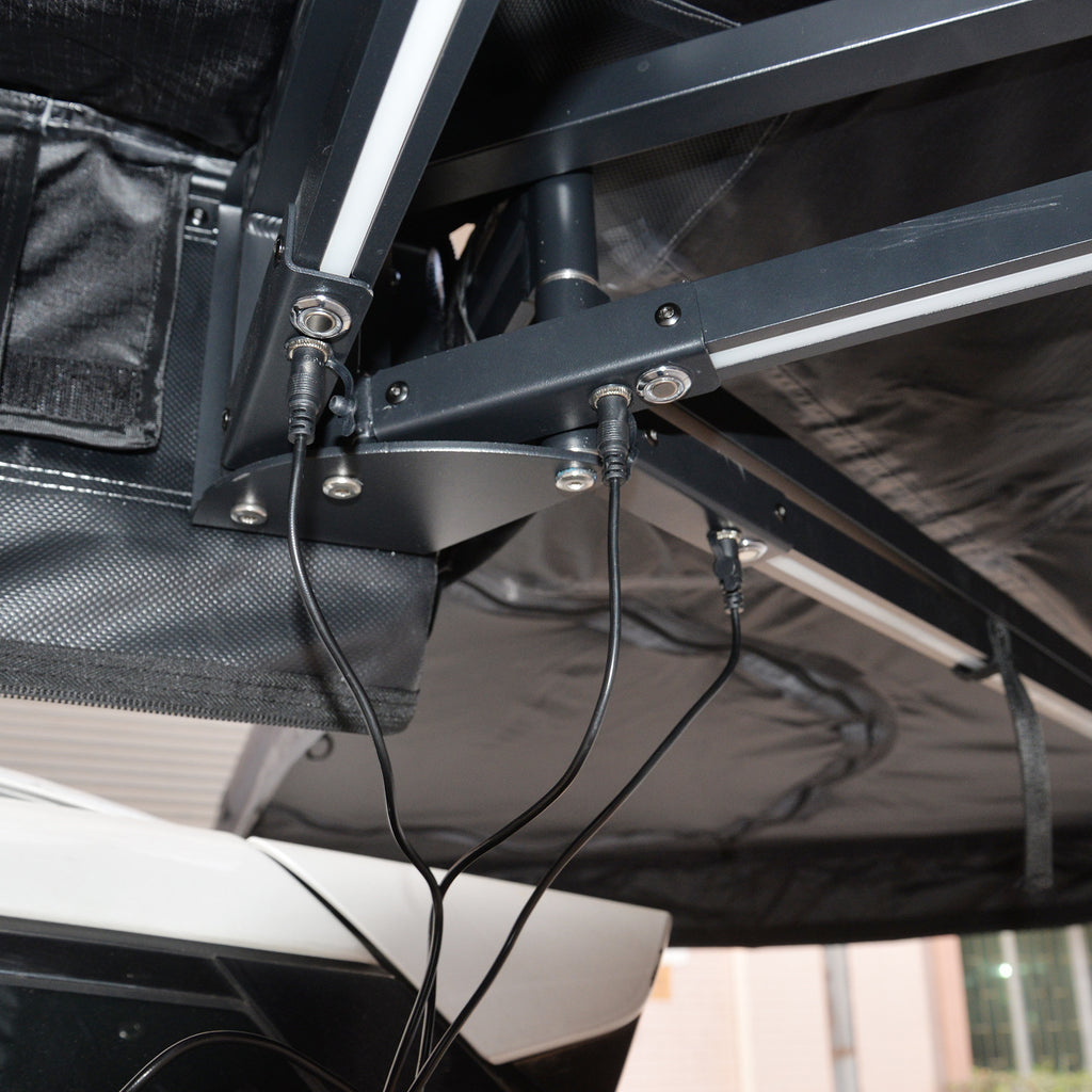 New360Full Lamp Boneless Fan-Shaped Car Side Tent Camping Large Space Outdoor Waterproof Camping Car Tent