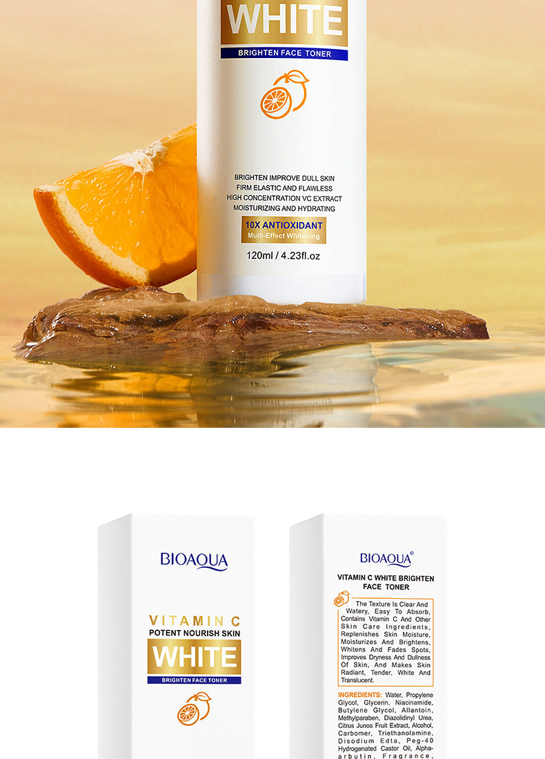 All English Vitamins C Whitening Skin Care Set BIOAOUA Cleansing and Moisturizing Five-Piece Set  Wholesale