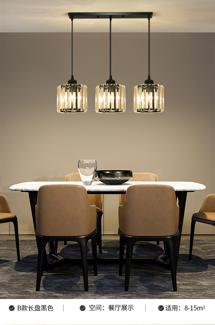 Restaurant Pendant Light Three-Head Modern Minimalist Bar Creative Dining Table Bedroom Unique Living Room Dining Room Grand Nordic Lighting