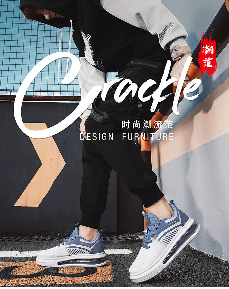 plus Size2025Spring New Comfortable Sports Shoes Casual Running Shoes Cushioned Lightweight Breathable Shock Absorption Trendy Shoes