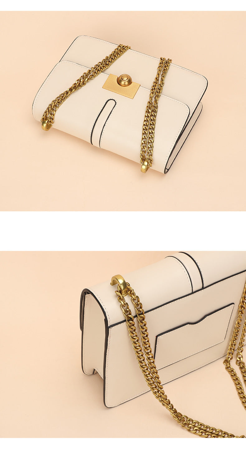 Niche Design Versatile Underarm Small Square Bag2024New Fashion Trendy Chain Shoulder Crossbody Bag for Women