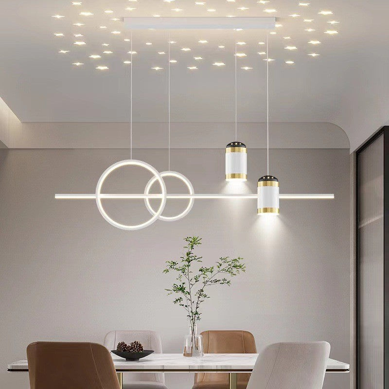 Modern minimalist living room led Ceiling Lamp2024New style main hall lamp wrought iron bedroom lamp high-end dining room lamp