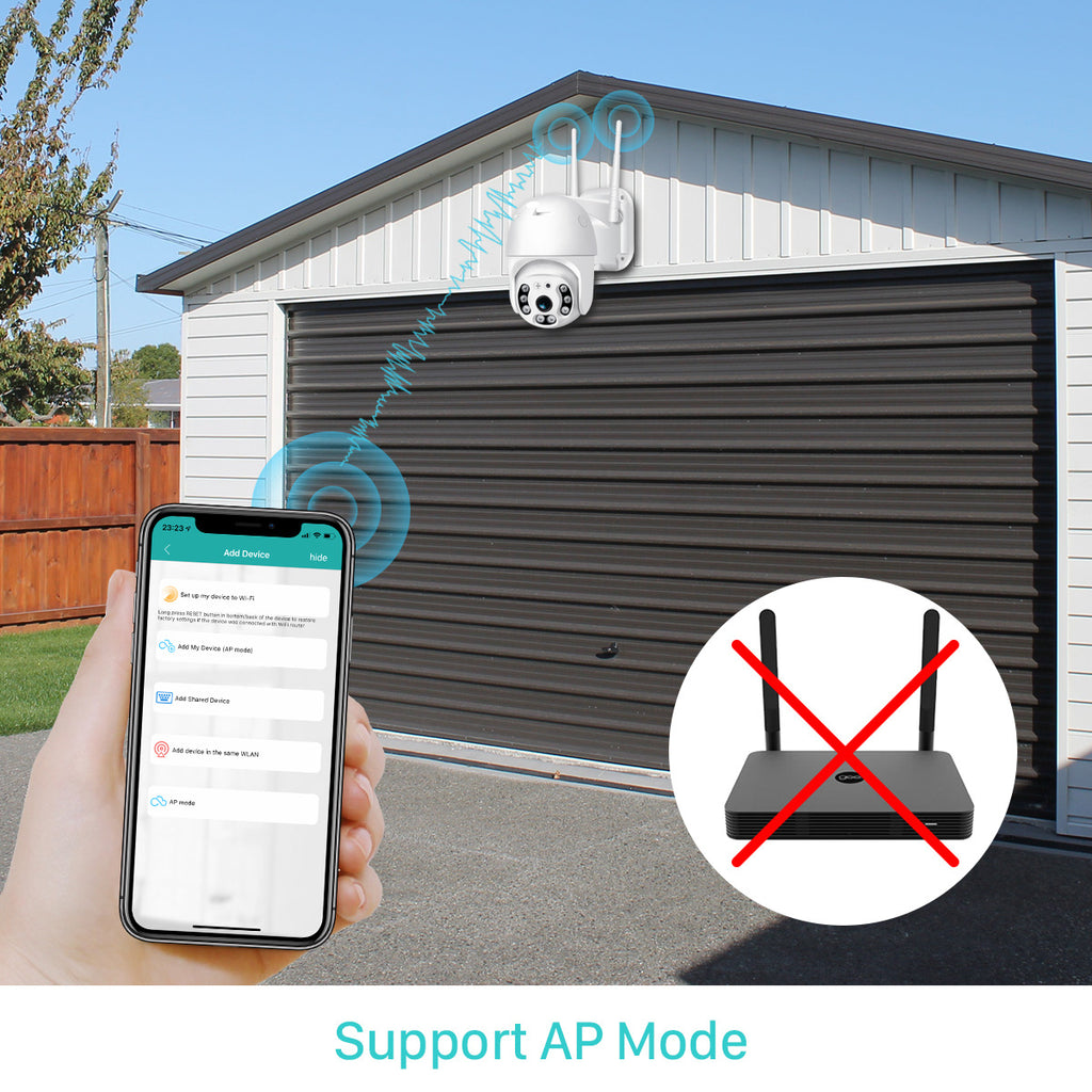 HD Outdoor Surveillance Camera Waterproof Eight-Light Dome Camera A6Wireless WiFiIPCamera Full Color