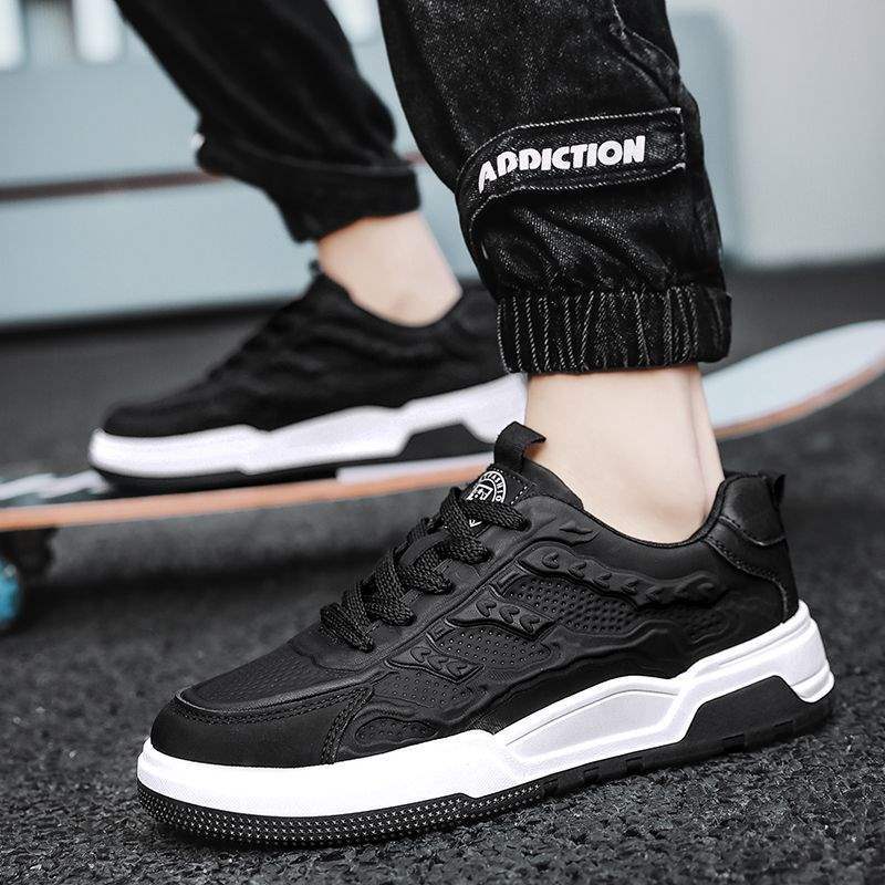 Paul2025Campus New Spring Summer Breathable Trendy White Sneakers Casual Height-Increasing Sports Shoes Board Shoes