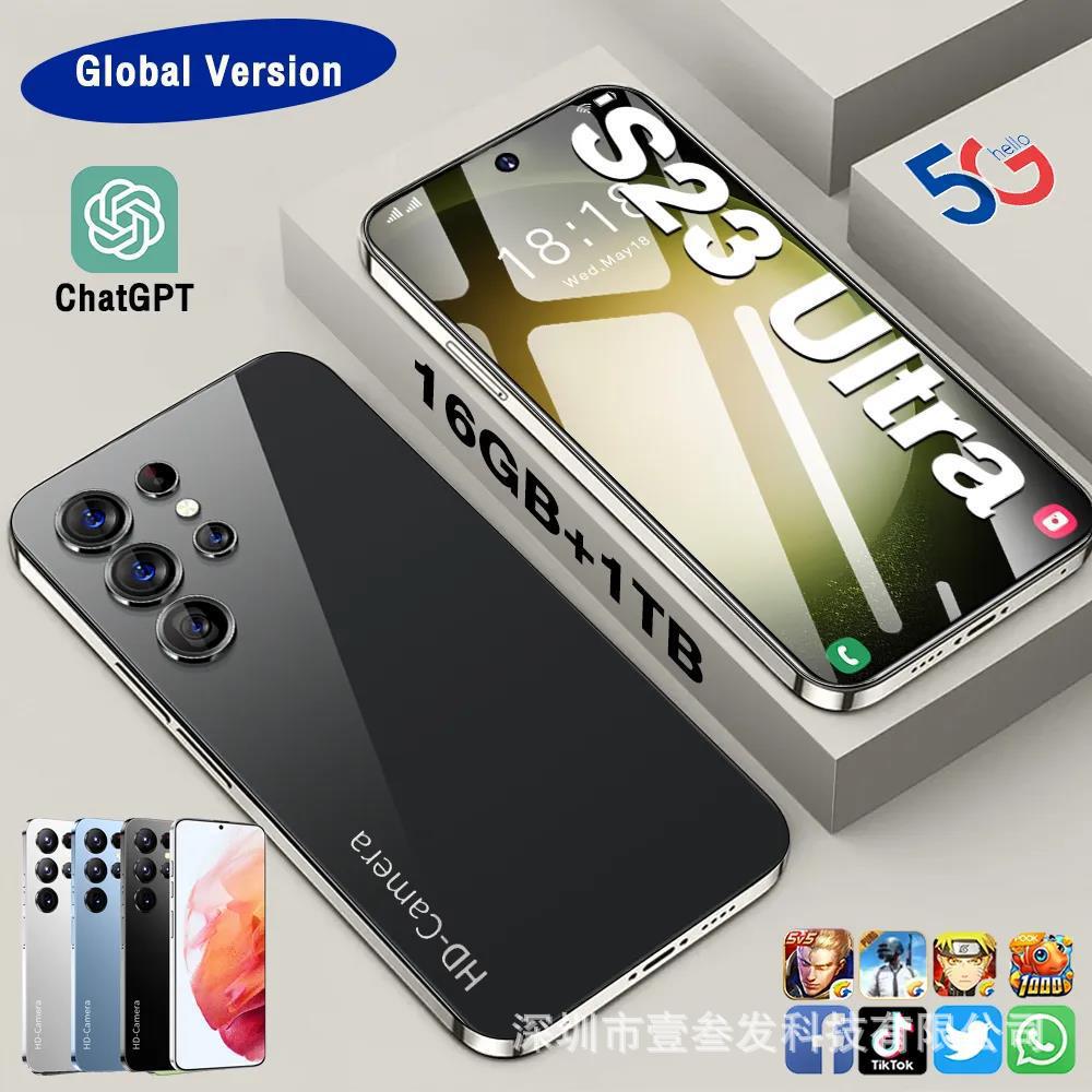 S23 Ultra Popular(3+64G) 7.3Inch4G All-in-One New Smartphone Factory