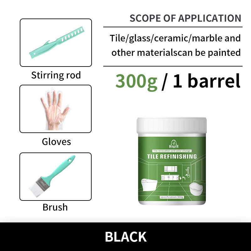 Xiyin Water-Based Tile Paint Bathroom Floor Tile Renovation Paint Special Paint Wear-Resistant Glass Color-Changing Paint Tile Paint