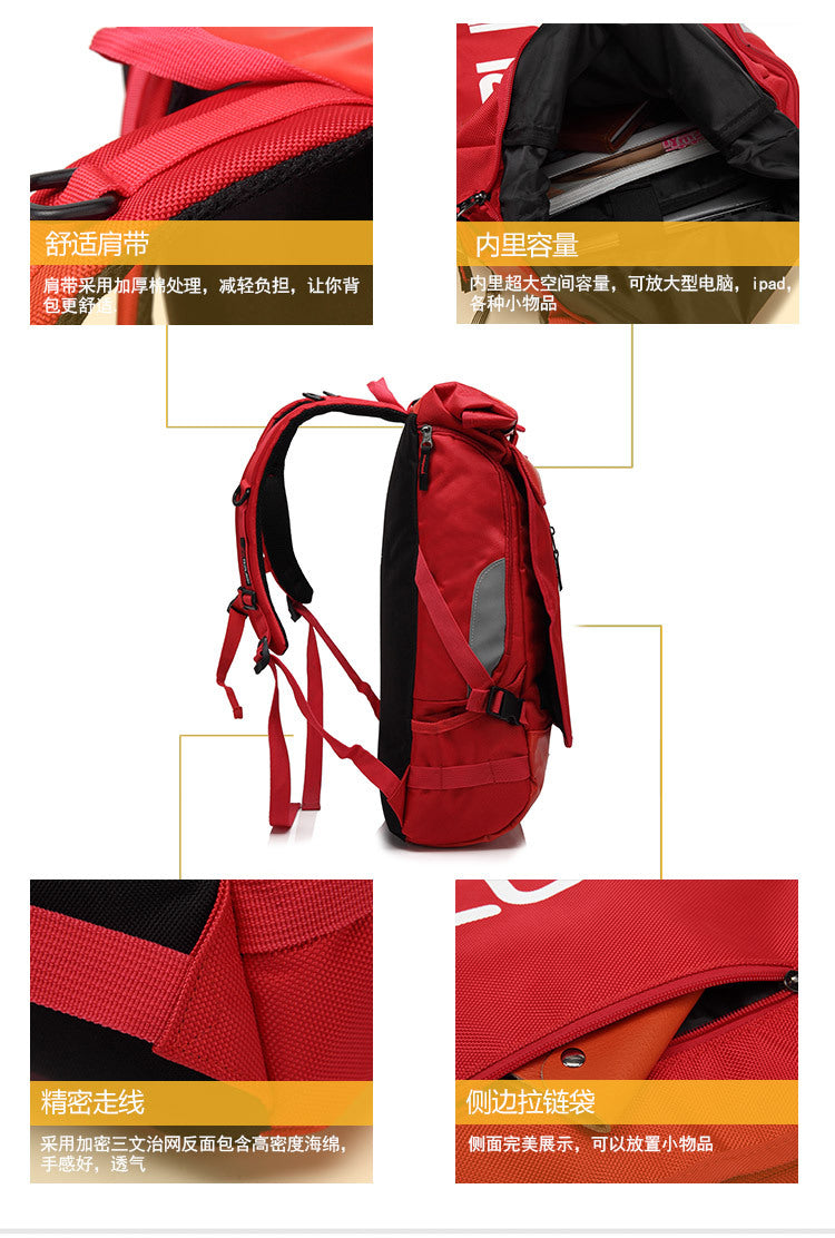 Trendy Brand Backpack for Men, College Student Bag, Oxford Cloth Laptop Backpack, Business Commuting Casual Men's Backpack