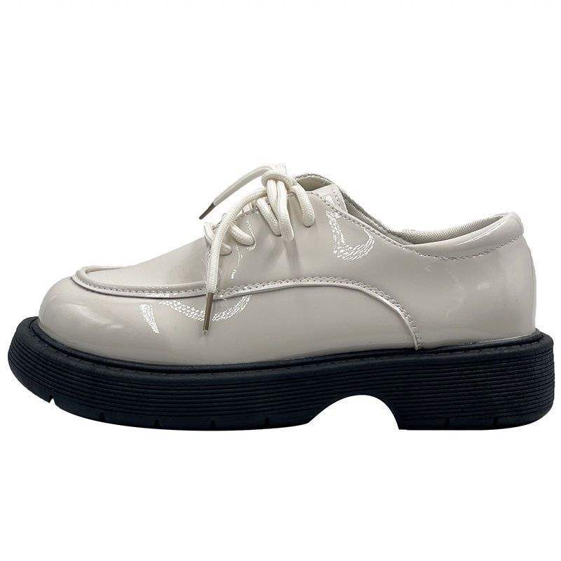 Xiaohongshu Women's Soft Sole Shoes New Thick Sole Chunky Heel Versatile Japanese Style jk French Mary Jane shoes for women with skirts