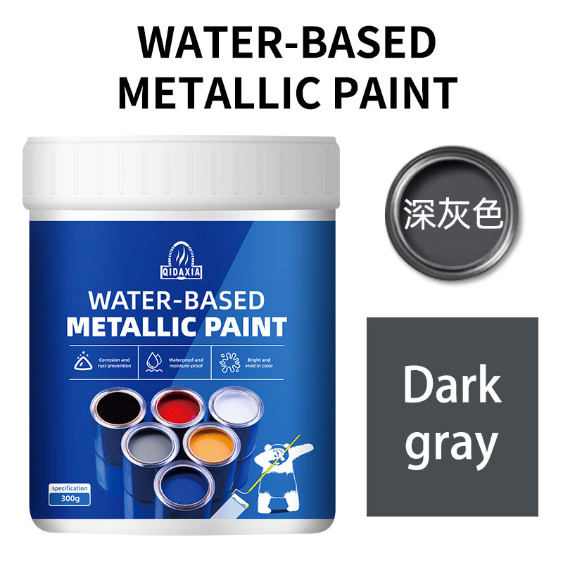 Qixia Water-Based Metal Paint Rust-Free Conversion Color Steel Tile Renovation Rust Fixing Water-Based Metal Paint
