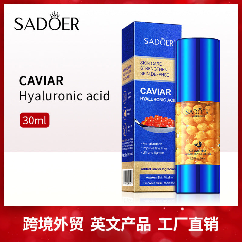 Caviar Pearl Essence30mlSADOER Hyaluronic acid hydrating moisturizing wholesale for cross-border trade