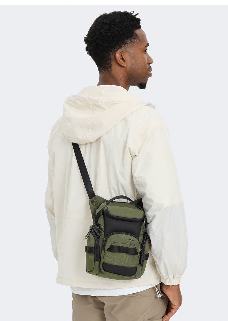 Tactical Cycling Leg Bag Motorcycle Waist Bag Men's Waterproof Multifunctional Motorcycle Crossbody Shoulder Bag Outdoor Sports Bag