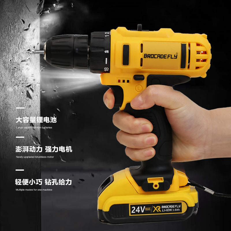 Factory direct sales48Hourly Delivery DW10mm Lithium Electric Hand Drill Set Multifunctional Lithium Electric Hand Drill