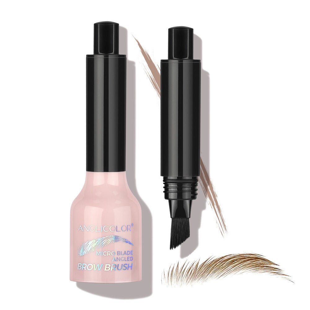 Hot-Selling Eyebrow Dye Cream Waterproof Smudge-Proof Large Brush Eyebrow Cream Long-Lasting Color No Smudging Natural Eyebrows