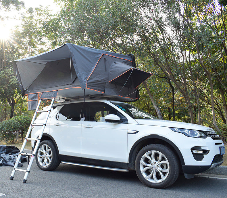 Dropshipping Car Roof Tent Outdoor folding portable rainproof aluminum alloy SUV Car Top Tent Hard Shell